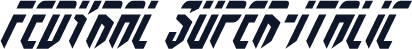 Fedyral Super-Italic