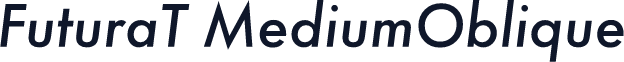 FuturaT MediumOblique