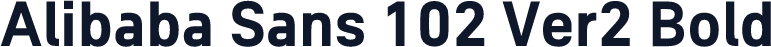 Alibaba Sans 102 Ver2 Bold