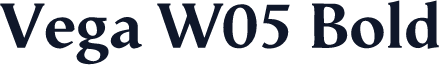 Vega W05 Bold
