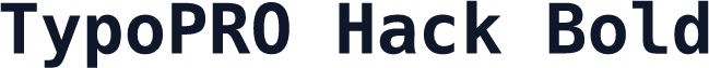 TypoPRO Hack Bold
