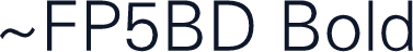 ~FP5BD Bold