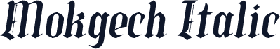 Mokgech Italic