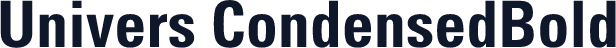 Univers CondensedBold