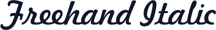 Freehand Italic