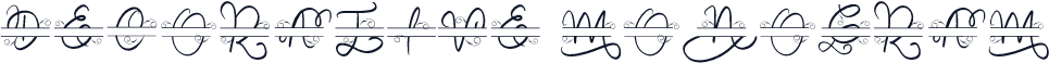 Decorative Monogram