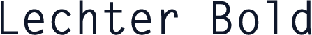 Lechter Bold