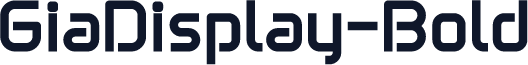 GiaDisplay-Bold