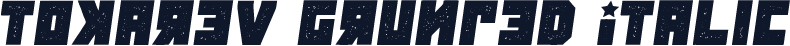 Tokarev Grunged Italic