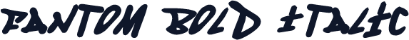 Fantom Bold Italic