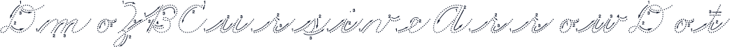 DmoZBCursiveArrowDot