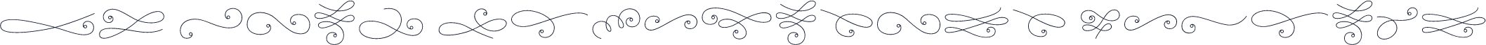 La Chic Flourishes Outline