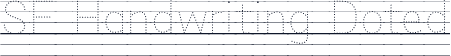 SF Handwriting Doted