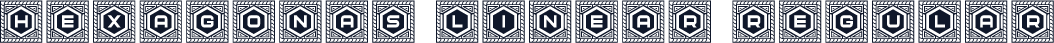 Hexagonas Linear Regular