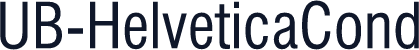 UB-HelveticaCond