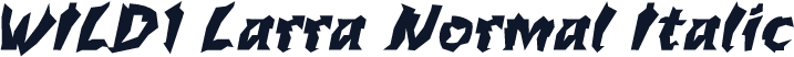 WILD1 Larra Normal Italic