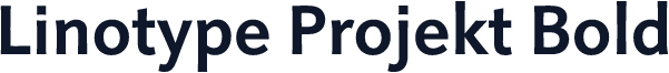 Linotype Projekt Bold