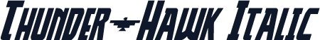 Thunder-Hawk Italic