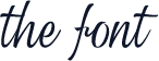 the font
