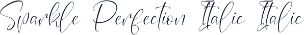 Sparkle Perfection Italic Italic