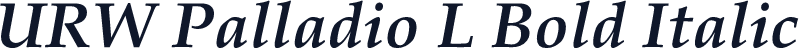 URW Palladio L Bold Italic