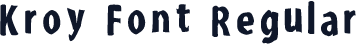 Kroy Font Regular