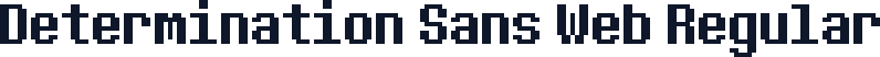 Determination Sans Web Regular