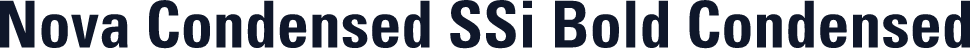 Nova Condensed SSi Bold Condensed