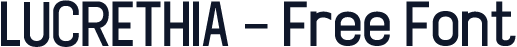 LUCRETHIA - Free Font