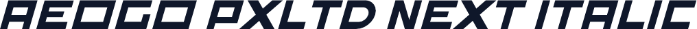 Aeogo Pxltd Next Italic