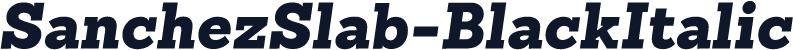 SanchezSlab-BlackItalic