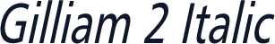 Gilliam 2 Italic