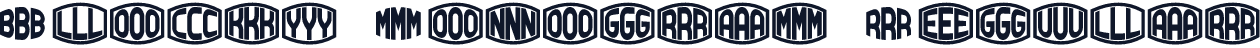 Blocky Monogram Regular