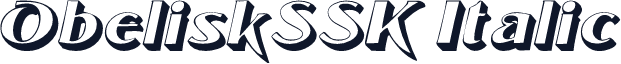 ObeliskSSK Italic