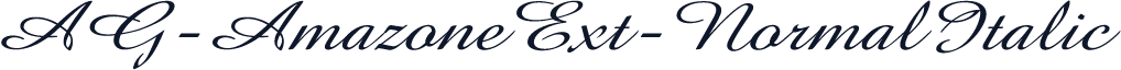 AG-AmazoneExt-NormalItalic