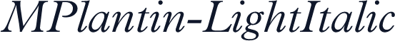 MPlantin-LightItalic