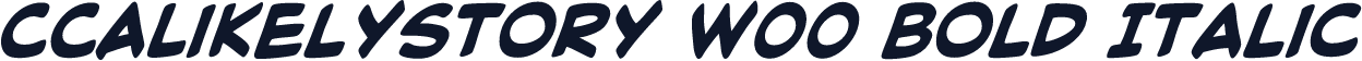 CCALikelyStory W00 Bold Italic