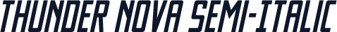 Thunder Nova Semi-Italic