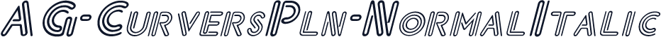 AG-CurversPln-NormalItalic