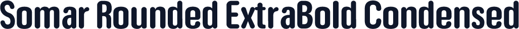 Somar Rounded ExtraBold Condensed