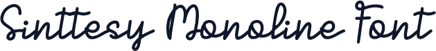 Sinttesy Monoline Font