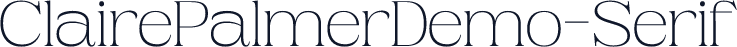 ClairePalmerDemo-Serif