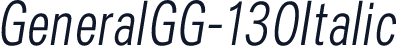 GeneralGG-130Italic