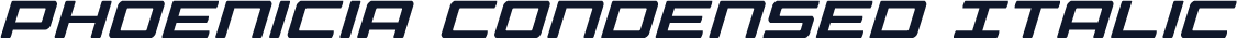 Phoenicia Condensed Italic