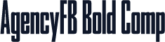 AgencyFB Bold Comp