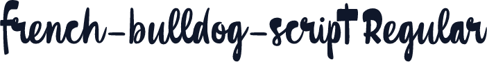 french-bulldog-script Regular