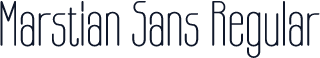 Marstian Sans Regular