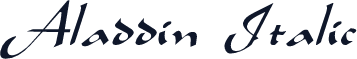Aladdin Italic