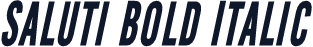 Saluti Bold Italic
