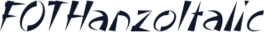 FOTHanzoItalic